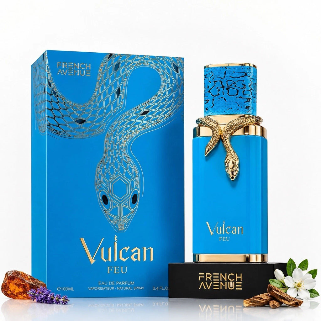 FRENCH AVENUE VULCAN FEU EAU DE PARFUM SPRAY UNISEX 3.4 Oz / 100 ml BRAND NEW!!!